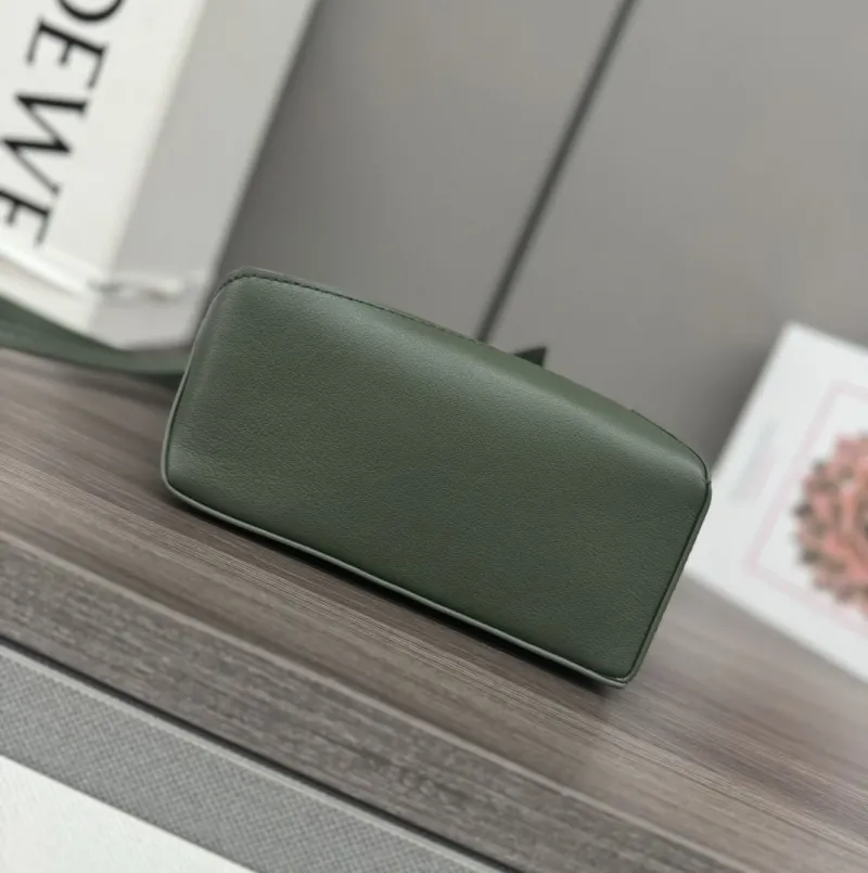 Loewe Olive Green Puzzle Crossbody Bag - Image 4
