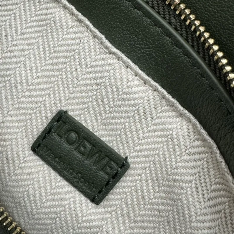 Loewe Olive Green Puzzle Crossbody Bag - Image 9