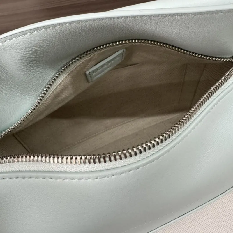 LOEWE Pale Blue Leather Crossbody Bag - Image 8
