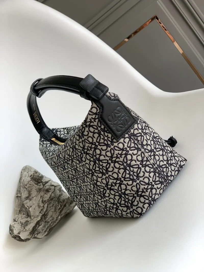 Alternative view of Loewe Anagram Jacquard Shoulder Bag 326