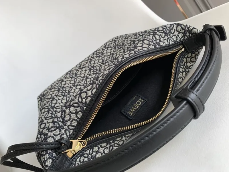 Loewe Anagram Jacquard Shoulder Bag 326 - Image 8