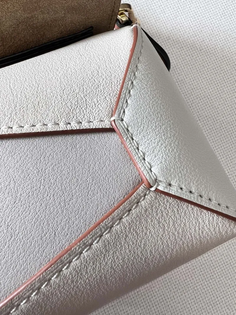 LOEWE Mini Puzzle Crossbody Bag Cream Tan - Image 5
