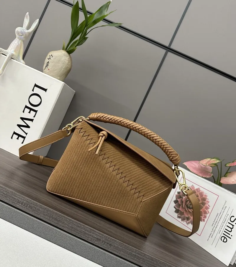 LOEWE Brown Top Handle Crossbody Bag 329