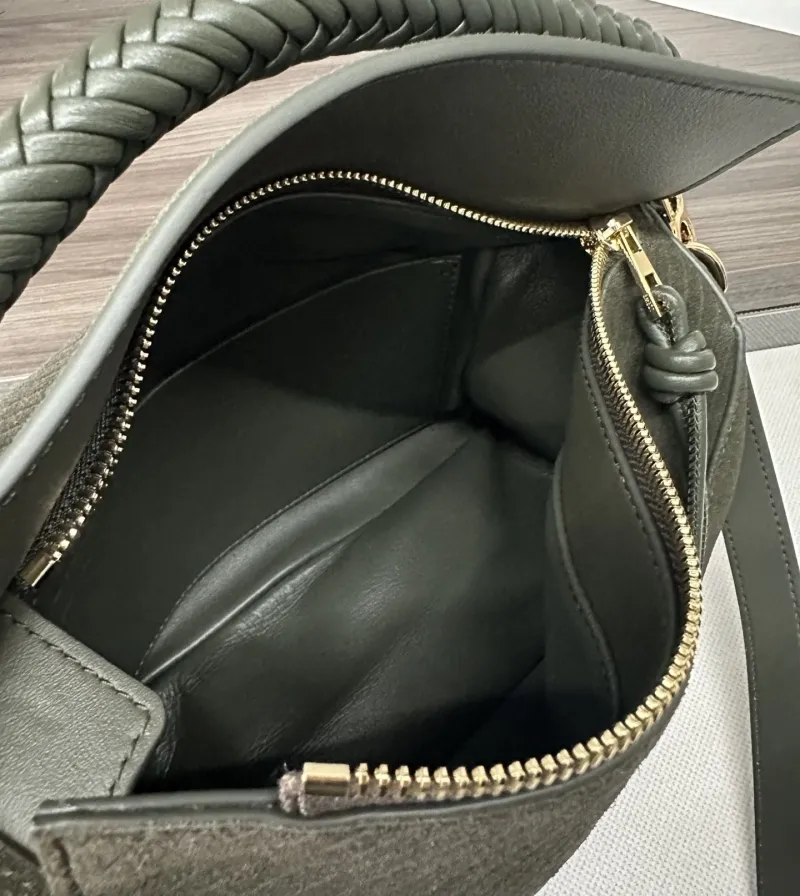 Loewe Dark Green Crossbody Handbag 330 - Image 8