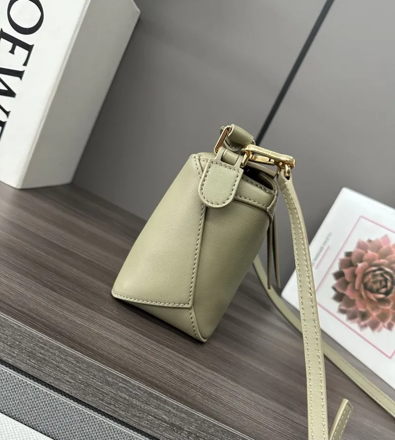 Alternative view of LOEWE Sage Green Mini Handle Crossbody Bag 331