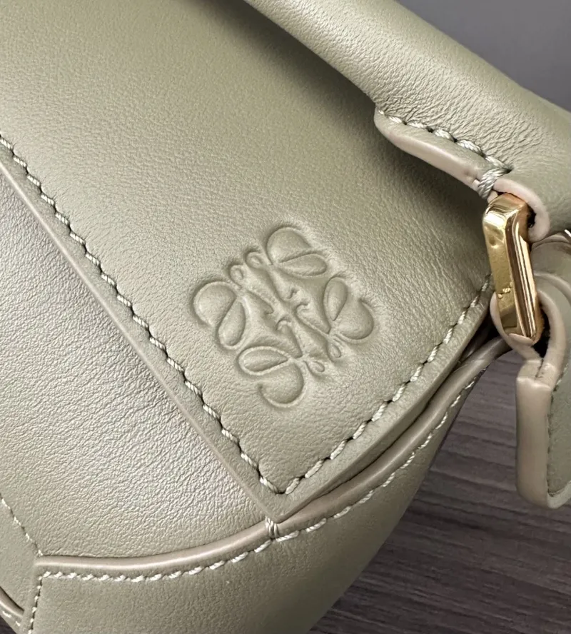 LOEWE Sage Green Mini Handle Crossbody Bag 331 - Image 7