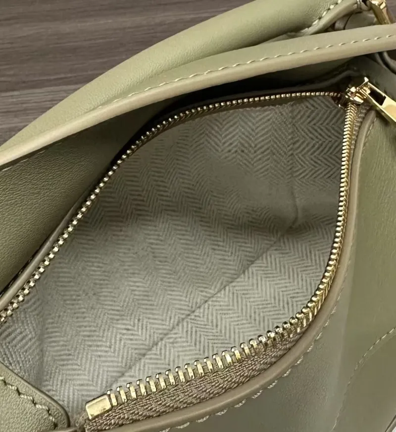 LOEWE Sage Green Mini Handle Crossbody Bag 331 - Image 8