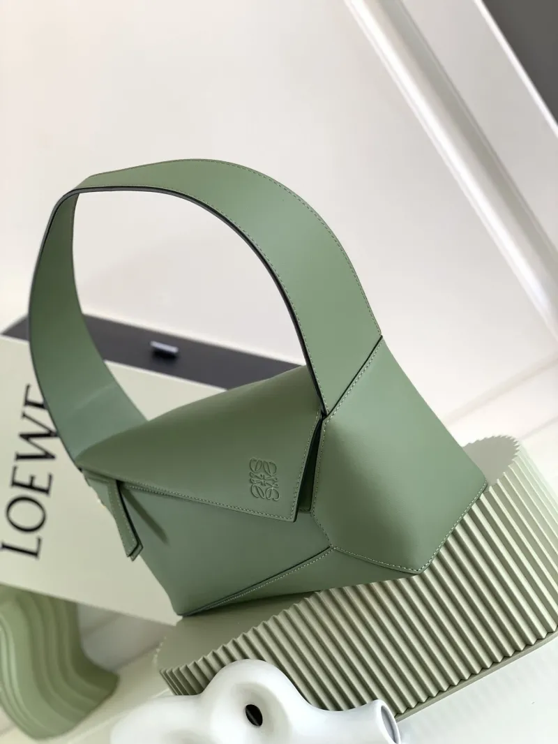 Alternative view of Loewe Sage Green Handle Shoulder Bag 335