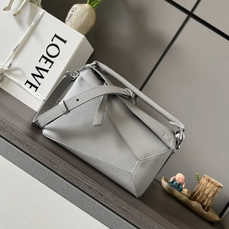 Loewe Gray Leather Crossbody Bag 339