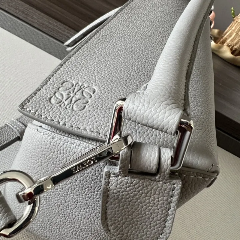 Loewe Gray Leather Crossbody Bag 339 - Image 7
