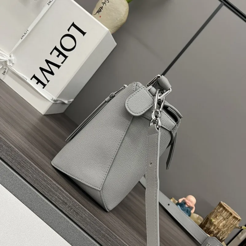 Alternative view of Loewe Gray Leather Handle Bag 342