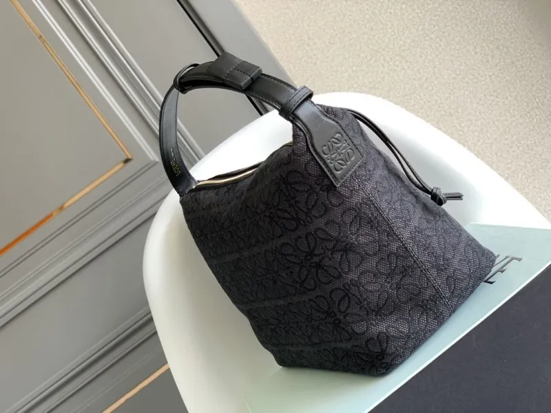 Alternative view of Loewe Dark Gray Anagram Shoulder Bag 349
