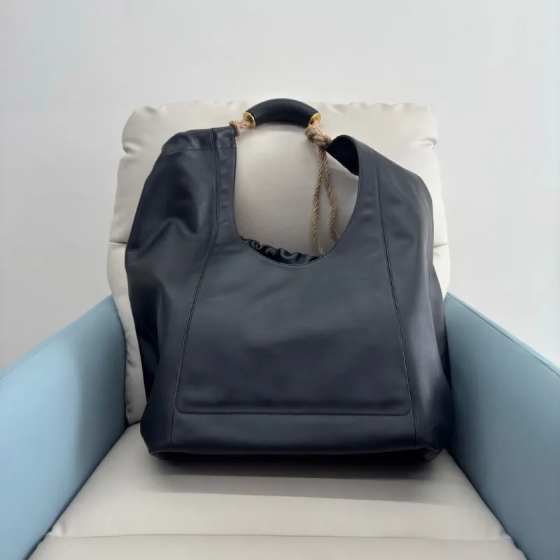 LOEWE Black Leather Hobo Bag - Image 3