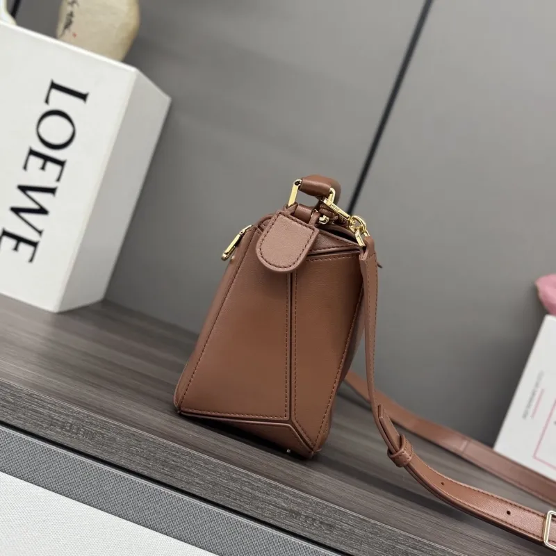 Alternative view of LOEWE Brown Leather Handbag 363