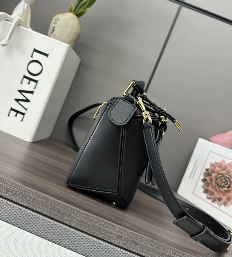 Alternative view of Loewe Black Leather Crossbody Handbag 364