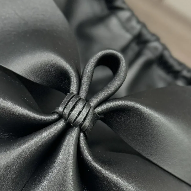 Loewe Black Leather Bucket Crossbody Bag - Image 6