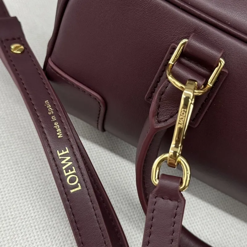 LOEWE Burgundy Small Handle Crossbody Bag 374 - Image 7