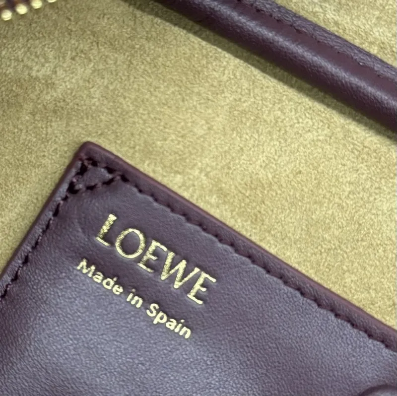 LOEWE Burgundy Small Handle Crossbody Bag 374 - Image 9