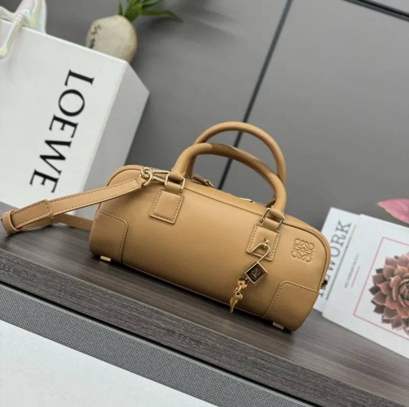 Loewe Tan Leather Crossbody Handbag 376