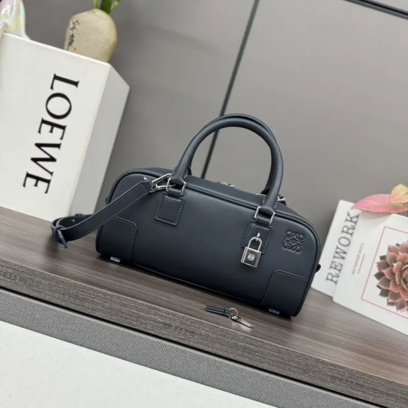 Loewe Dark Gray Handle Crossbody Bag 377