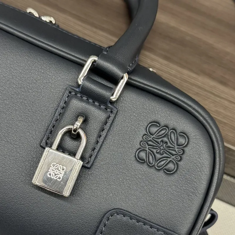 Loewe Dark Gray Handle Crossbody Bag 377 - Image 6