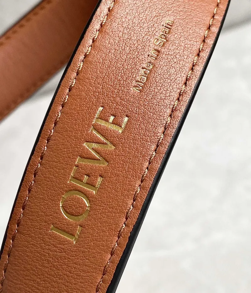 Loewe Anagram Canvas Hobo Bag 403 Beige Brown - Image 6