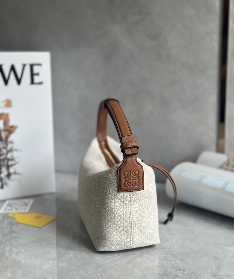 Alternative view of Loewe Beige Canvas Handle Bag 405