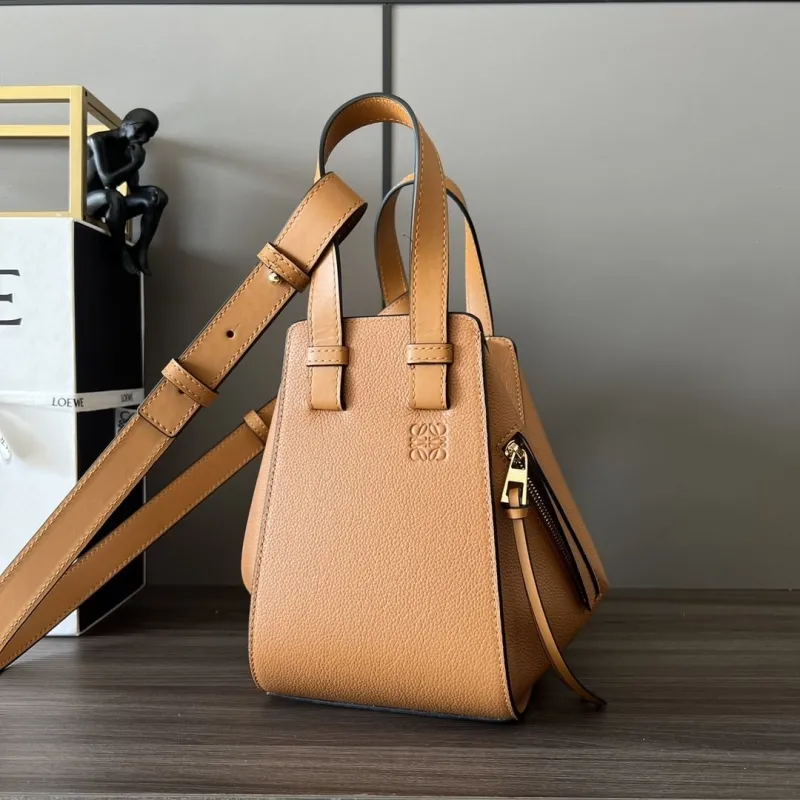 Loewe Tan Leather Small Crossbody Handbag
