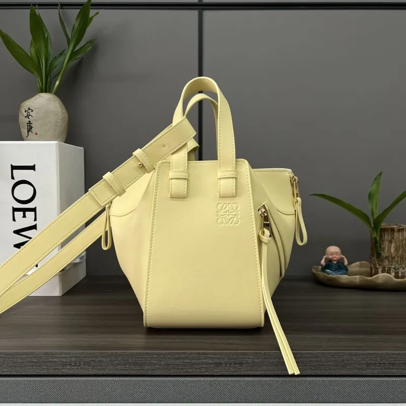 Alternative view of Loewe Pale Yellow Leather Handbag SKU 416