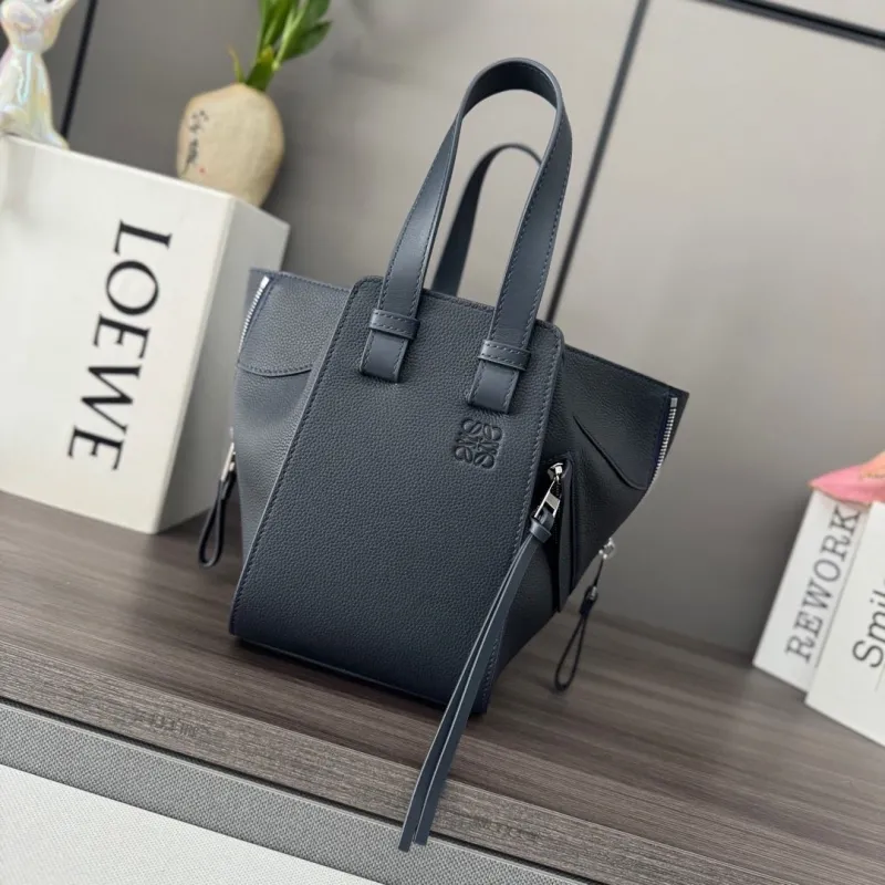 Alternative view of LOEWE Dark Gray Leather Handbag 419