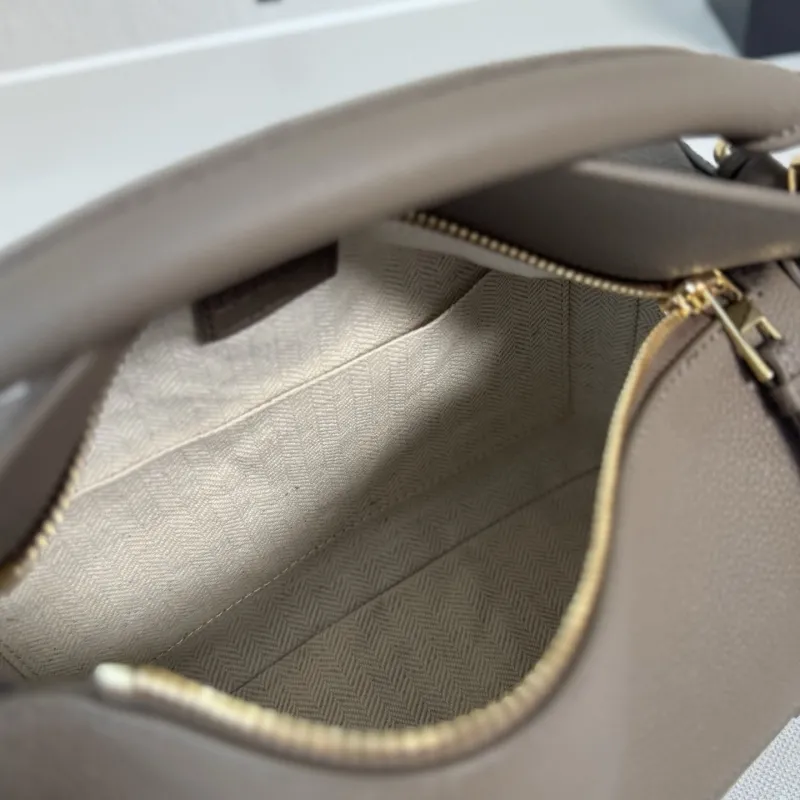 Loewe Taupe Puzzle Shoulder Bag 423 - Image 8
