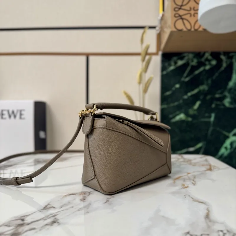 Alternative view of LOEWE Taupe Leather Crossbody Handbag