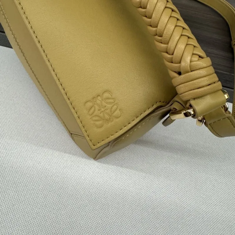 Loewe Yellow Leather Crossbody Bag 426 - Image 5