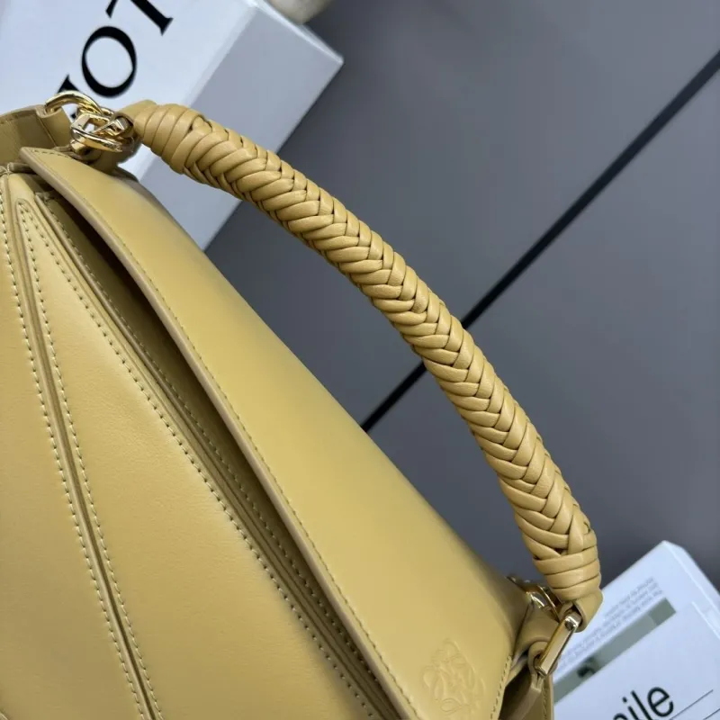 Loewe Yellow Leather Crossbody Bag 426 - Image 7
