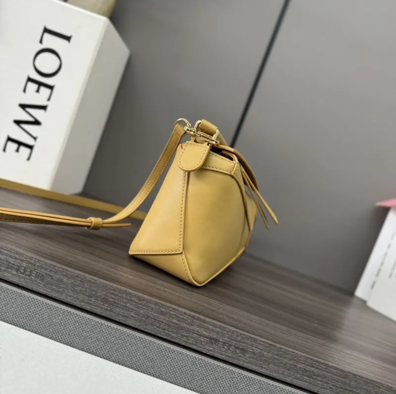 Alternative view of LOEWE Mustard Yellow Mini Crossbody Bag 445