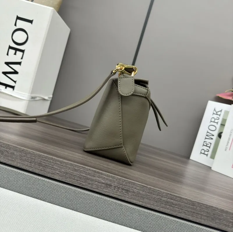 Alternative view of Loewe Olive Green Crossbody Bag 447