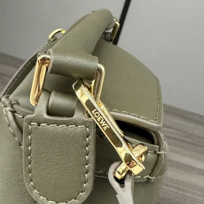 Loewe Olive Green Crossbody Bag 447 - Image 7