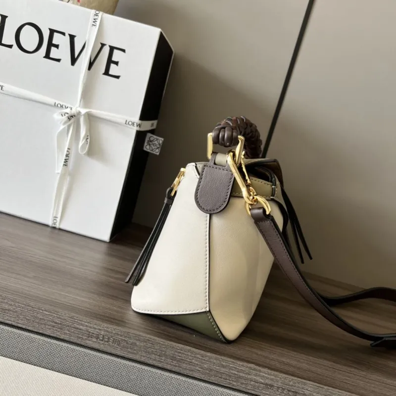 Alternative view of LOEWE Beige Olive Leather Handbag