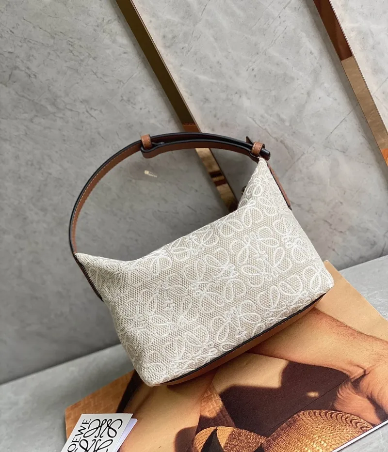 Alternative view of Loewe Beige Canvas Hobo Bag 462
