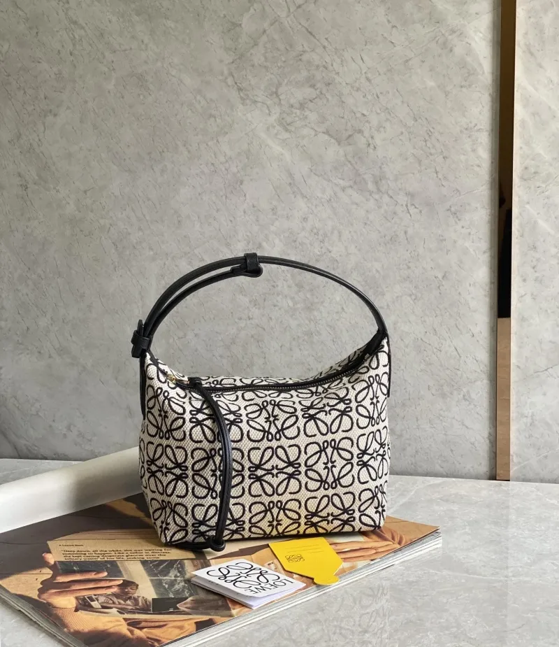 Alternative view of Loewe Beige Black Pattern Handbag 465