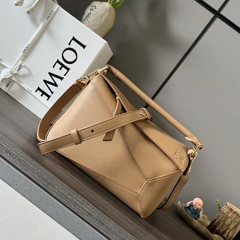 LOEWE Tan Leather Crossbody Handbag 484