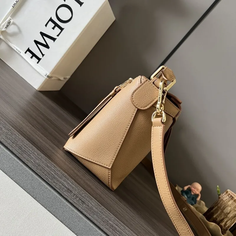 Alternative view of LOEWE Tan Leather Crossbody Handbag 484