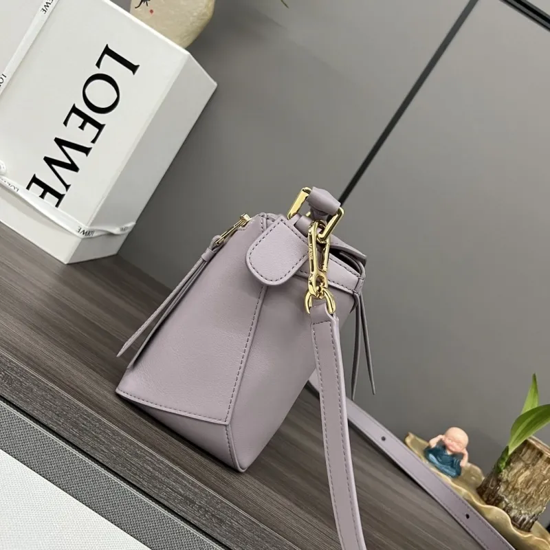 Alternative view of LOEWE Lavender Puzzle Crossbody Bag 487