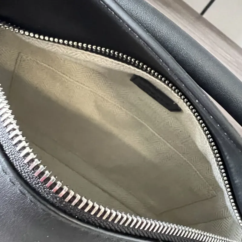 Loewe Black Leather Crossbody Bag 488 - Image 8