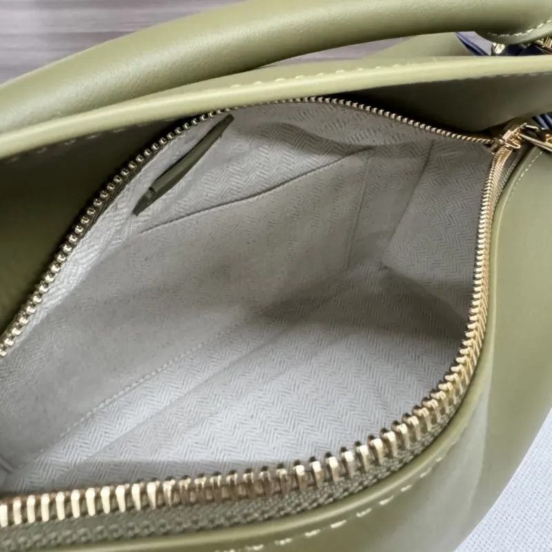 LOEWE Navy Olive Leather Puzzle Crossbody Bag 491 - Image 8