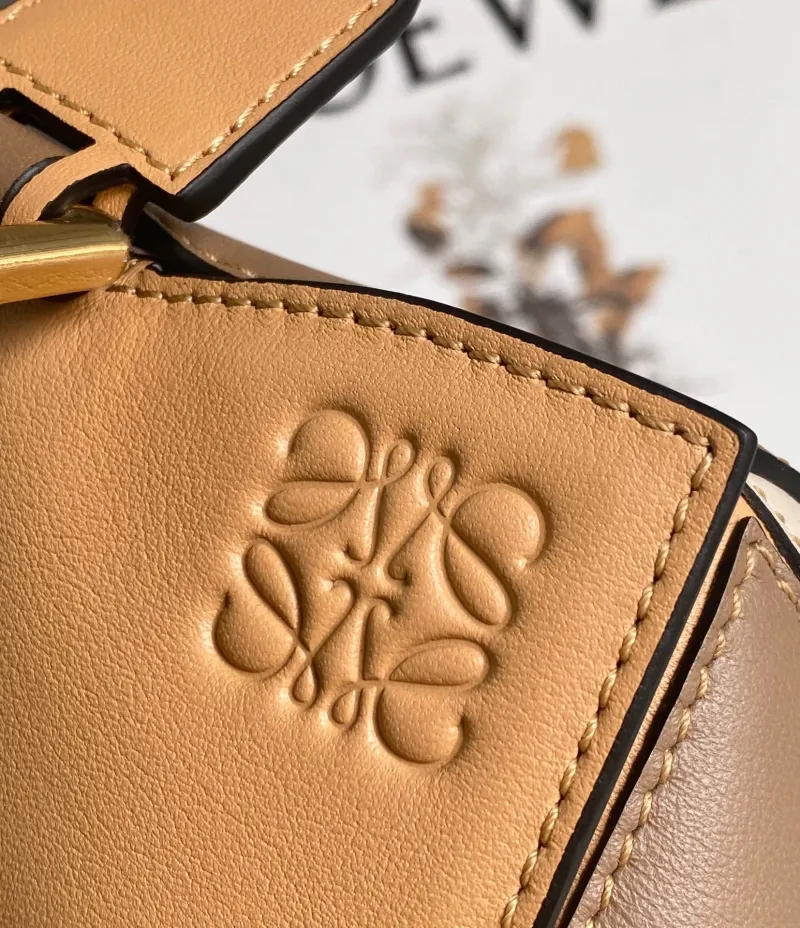 Loewe Puzzle Crossbody Bag Tan Gray 496 - Image 5