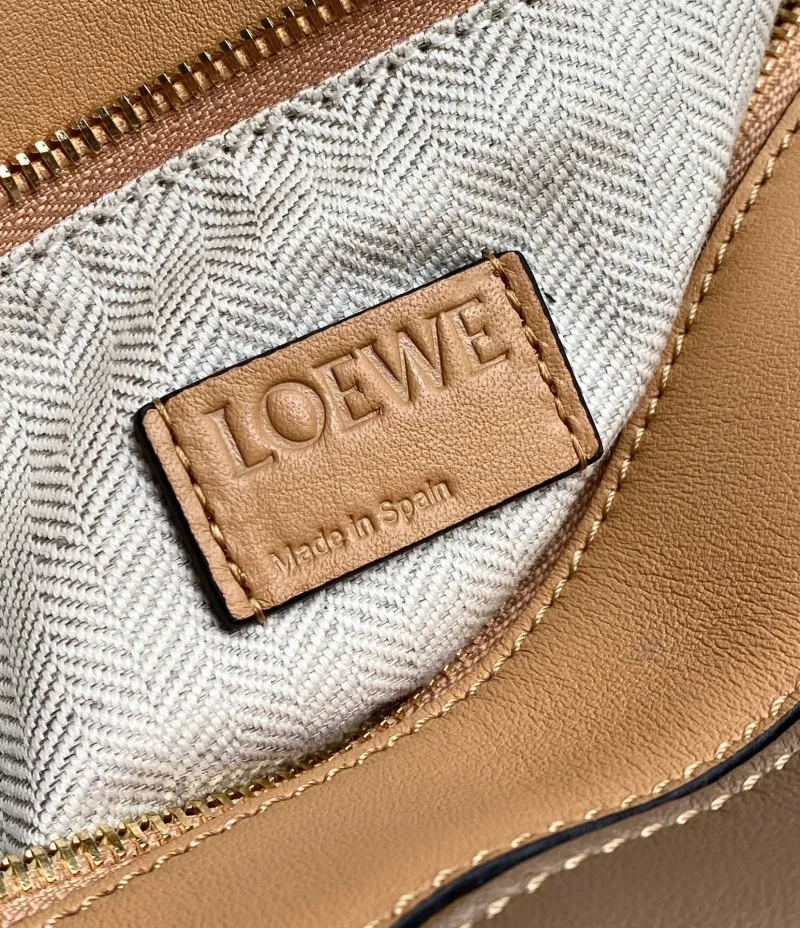 Loewe Puzzle Crossbody Bag Tan Gray 496 - Image 8
