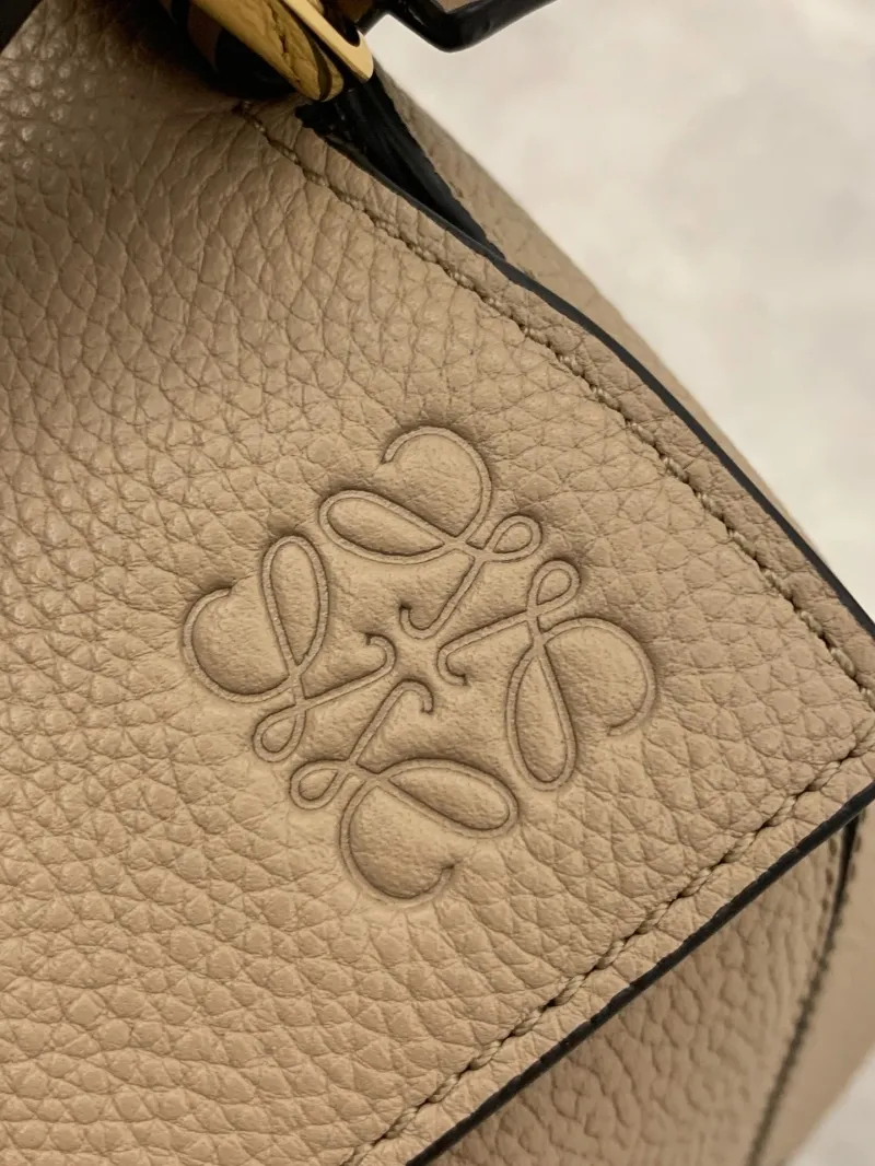 LOEWE Beige Puzzle Handbag 500 - Image 5