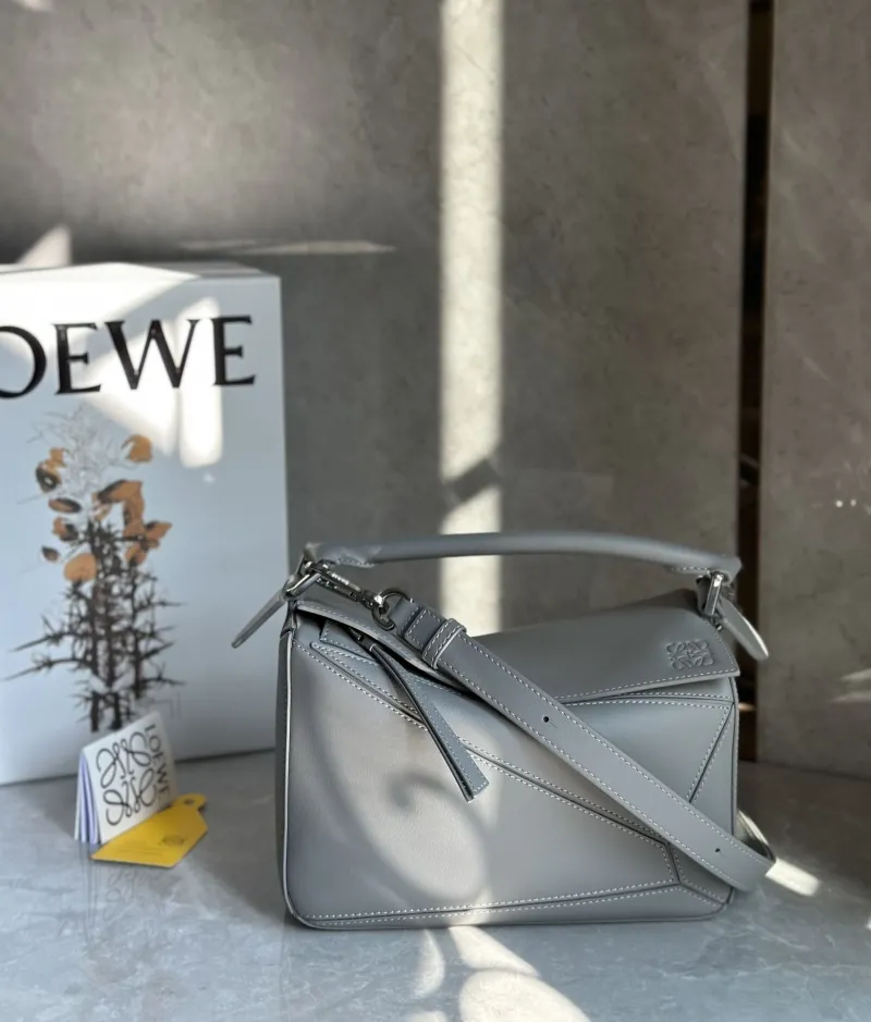 Loewe Gray Puzzle Shoulder Bag