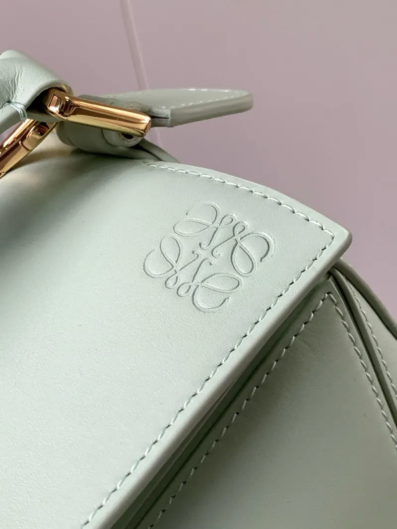 Loewe Mint Green Puzzle Handle Bag 507 - Image 5